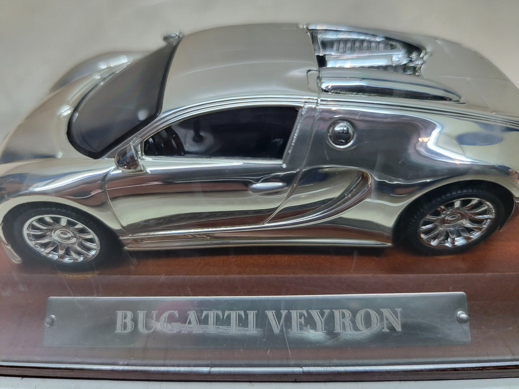 Atlas Bugatti Veyron Zilver - Schaal 1:43