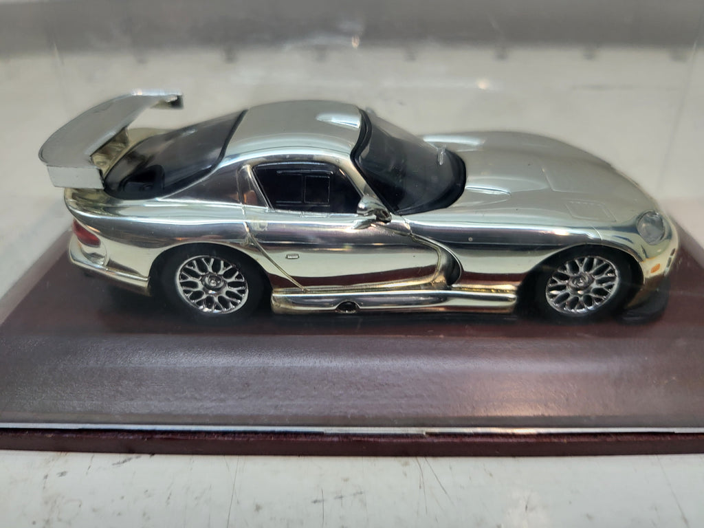Atlas Chrysler Viper SRT-10 Zilver/Chrome - Schaal 1:43