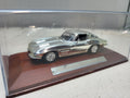 Atlas Chevrolet Corvette Sting Ray - Zilver/Chrome - Schaal 1:43