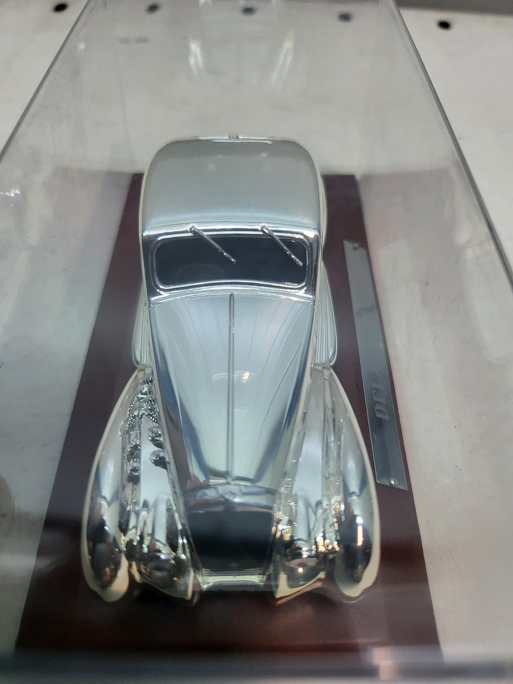 Atlas Delage D8 120 Zilver/Chrome - Schaal 1:43
