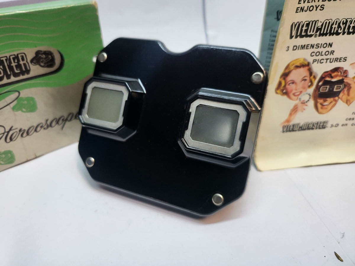 Vintage Sawyer's View-Master Bakeliet Jaren 50 – Met Doos en Boekje