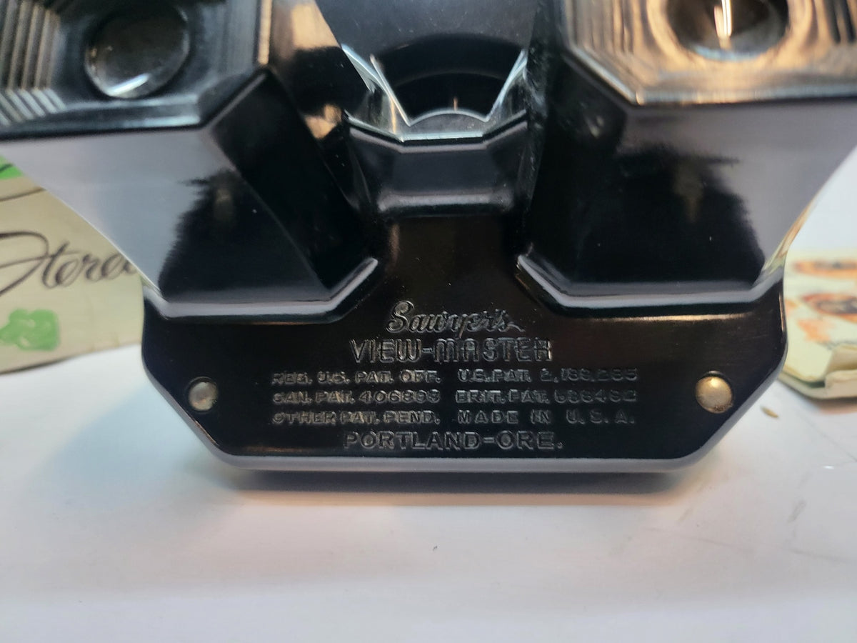 Vintage Sawyer's View-Master Bakeliet Jaren 50 – Met Doos en Boekje