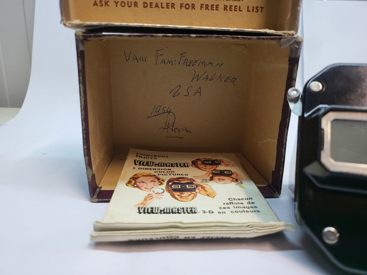 Vintage Sawyer's View-Master Bakeliet Jaren 50 – Met Doos en Boekje