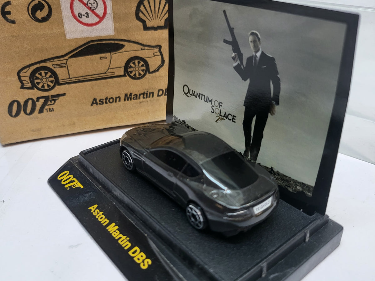 Shell Aston Martin DBS James Bond Quantum of Solace Grijs - 1:64