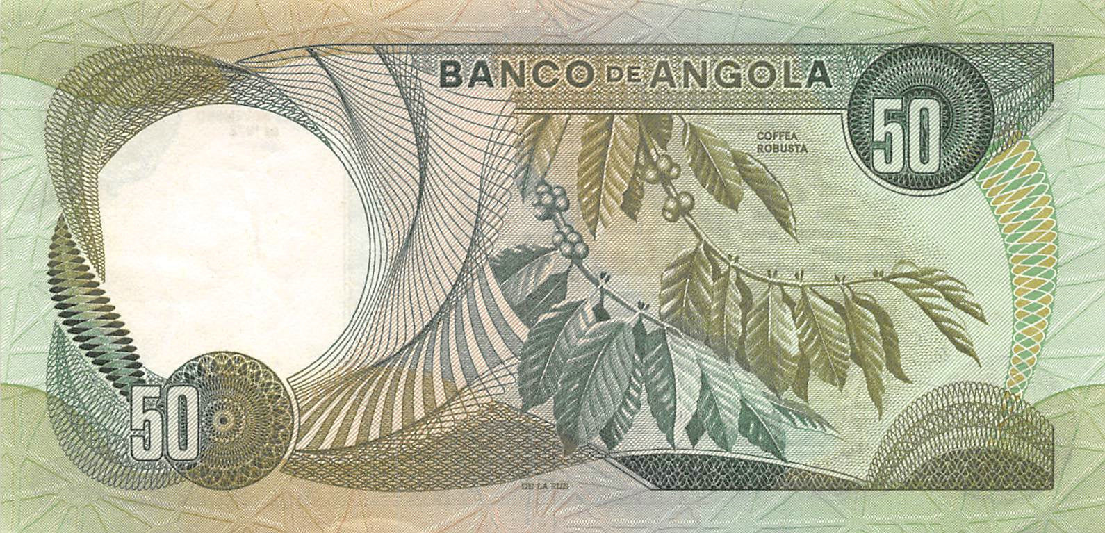 P-100a - Angola 50 Escudos 1972 Xf