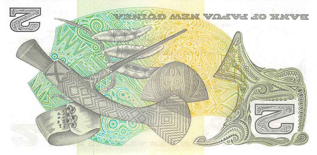 P-001a Papua New Guinea 2 Kina 1975 Unc