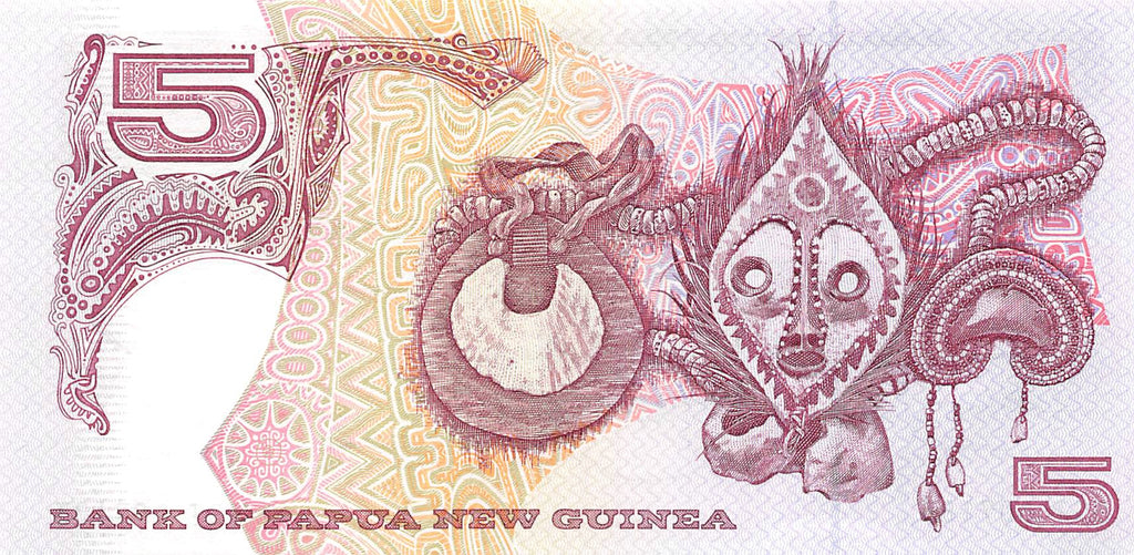 P-014a Papua New Guinea 5 Kina 1993 Unc