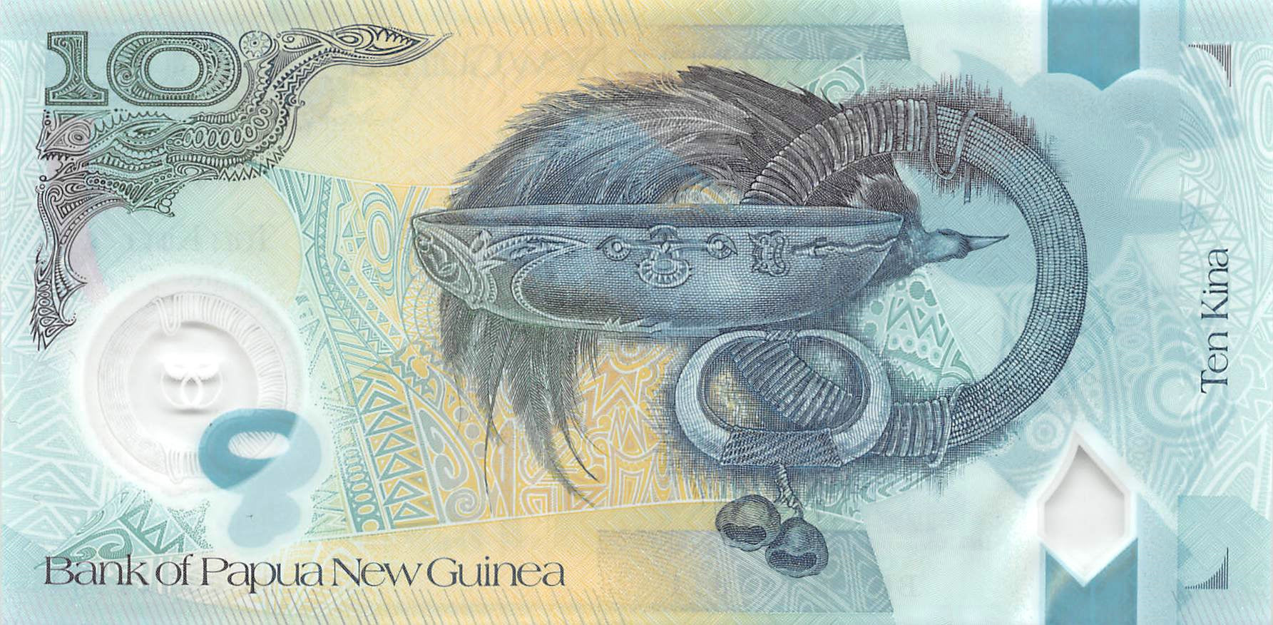 P-030a Papua New Guinea 10 Kina 2008 Unc
