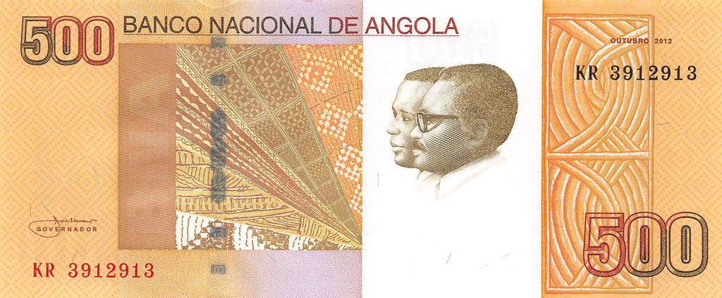 P-155a Angola 500 Kwansas 2012 Unc