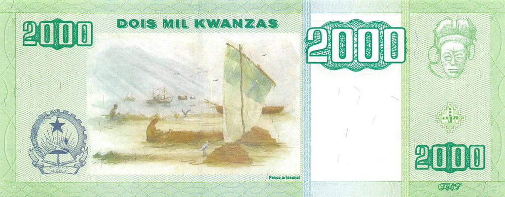 P-151a Angola 2000 Kwansas 2003 Unc (Rare)