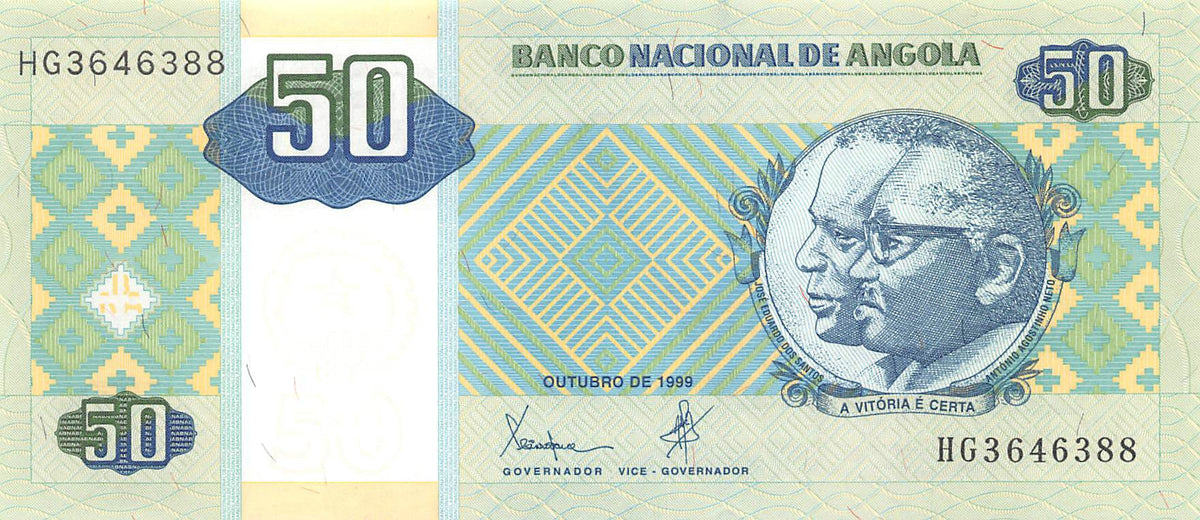 P-146a Angola 50 Kwansas 1999 Unc