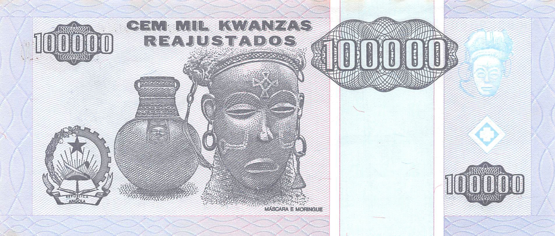 P-139 Angola 100.000 Kwansas 1995 Unc