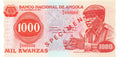 P-117s Angola 1000 Kwanzas 1979 Unc Specimen
