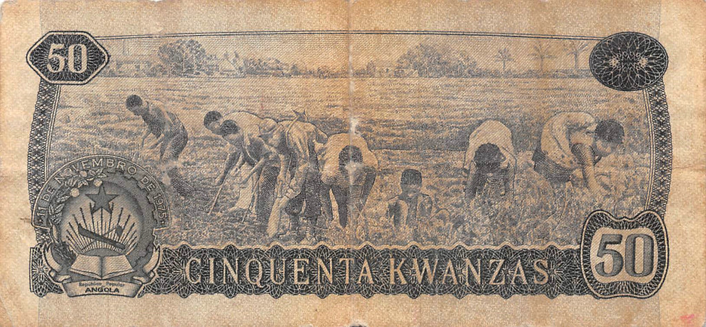 P-114r Angola 50 Kwanzas 1979 Good, Replacement