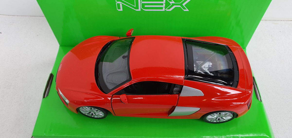 Audi R8 V10 Rood 2016 Welly NEX 1:24