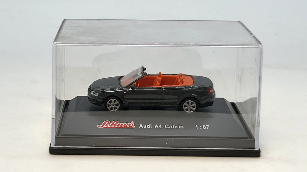 Audi A4 Cabriolet Donkergrijs - Schuco 1:87
