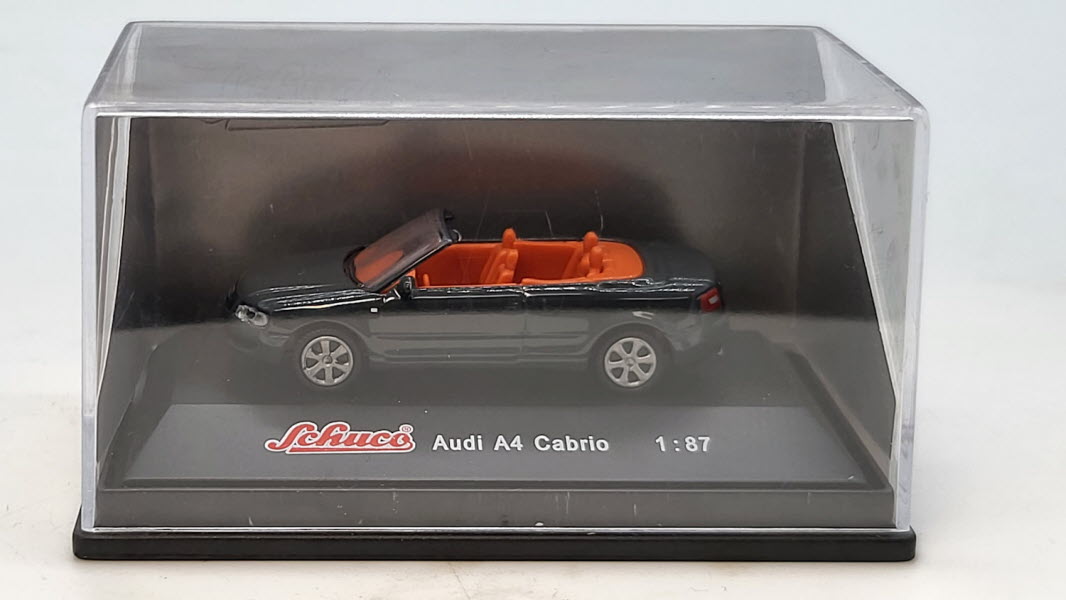 Audi A4 Cabriolet Donkergrijs - Schuco 1:87