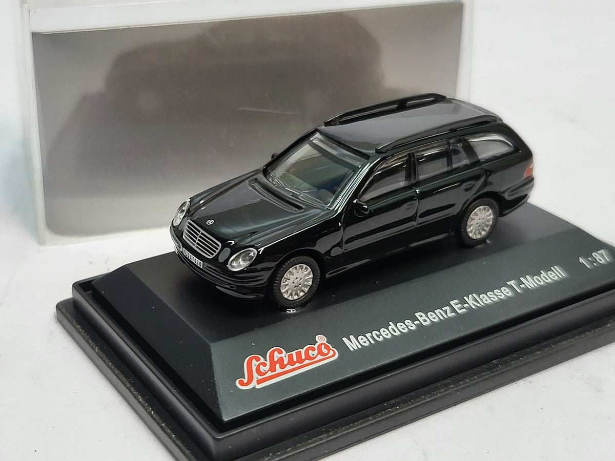 Mercedes-Benz E-Klasse T-Modell Zwart - Schuco 1:87