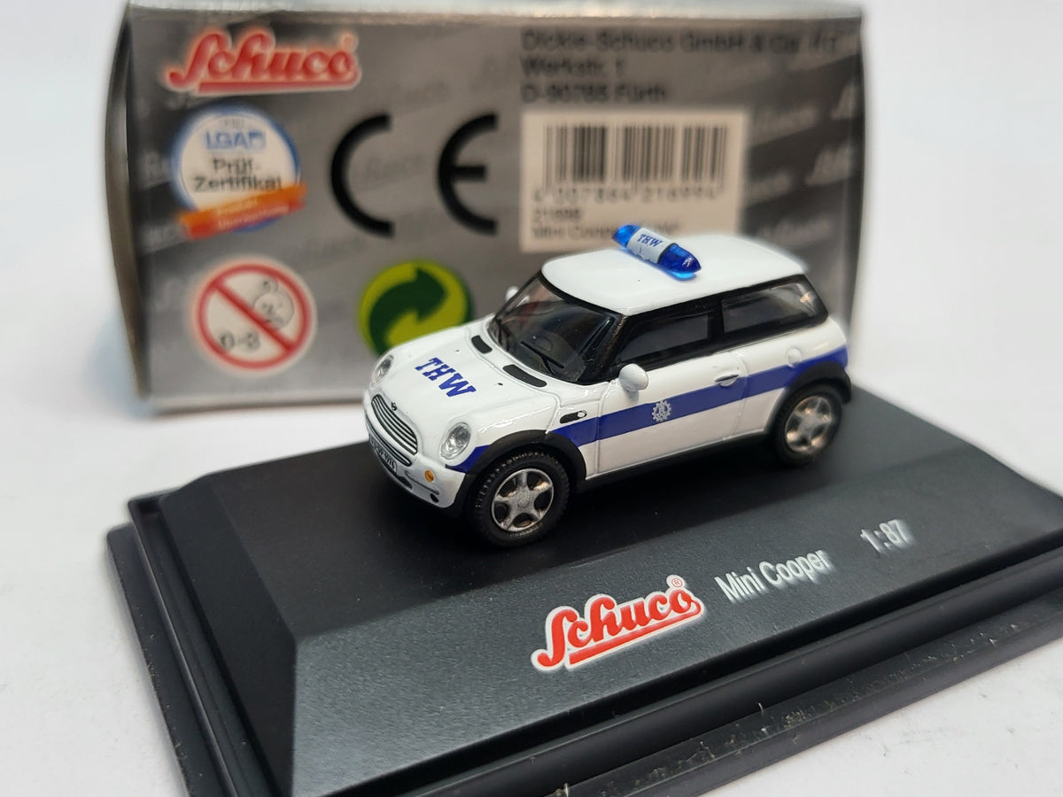 Mini Cooper THW Technisches Hilfswerk - Schuco 1:87