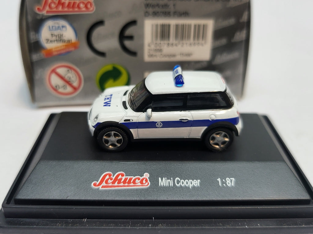 Mini Cooper THW Technisches Hilfswerk - Schuco 1:87