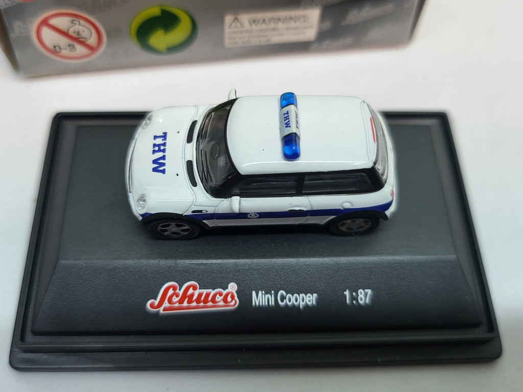 Mini Cooper THW Technisches Hilfswerk - Schuco 1:87