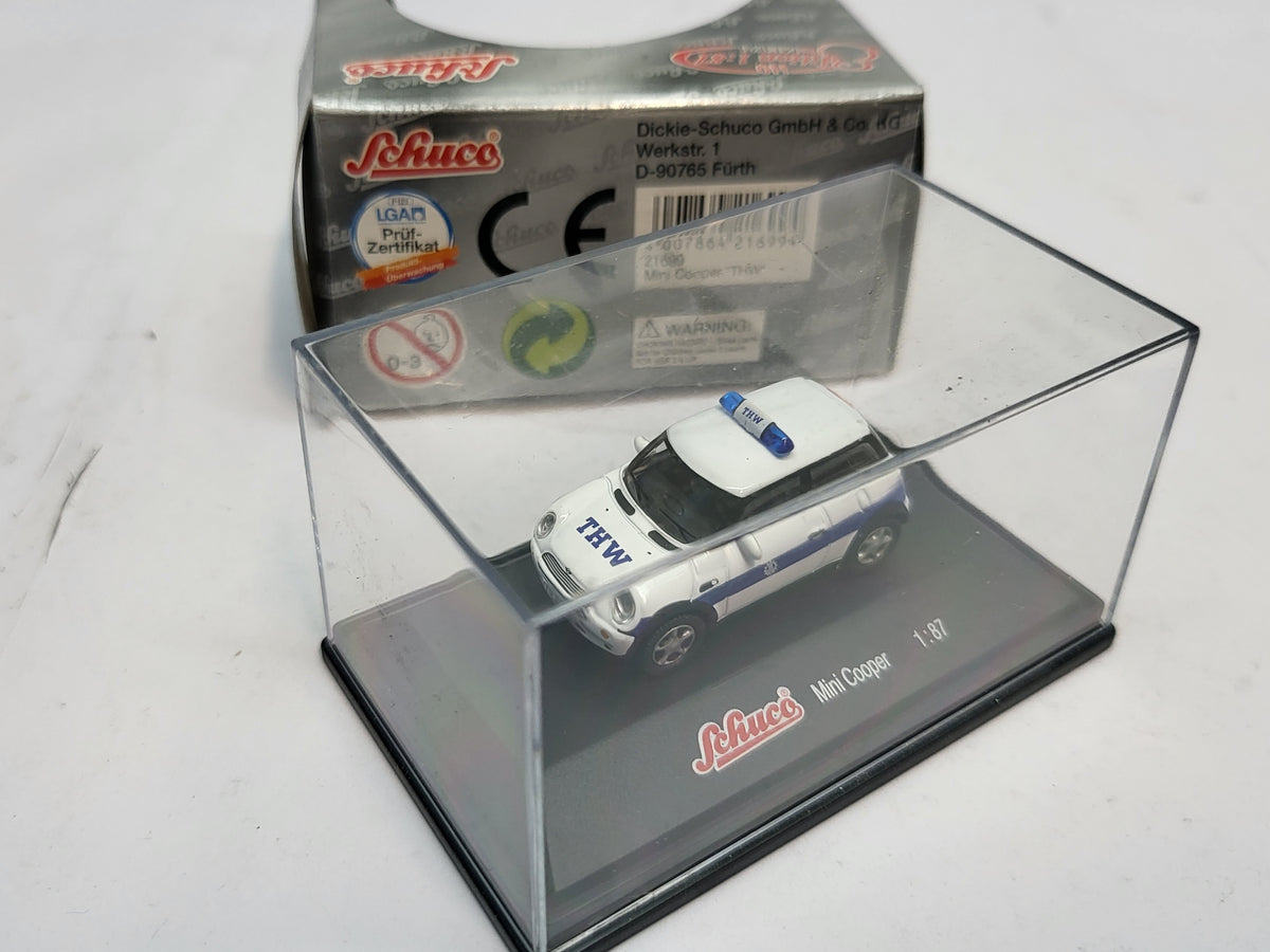 Mini Cooper THW Technisches Hilfswerk - Schuco 1:87