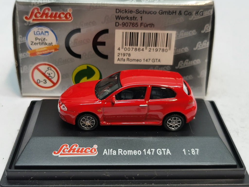 Alfa Romeo 147 GTA Rood - Schuco 1:87