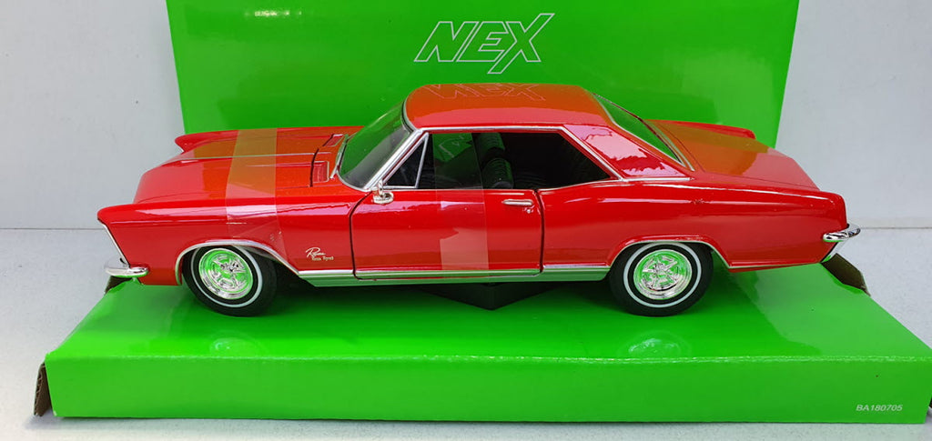 Buick Riviera Grand Sport Rood 1965 Welly 1:24