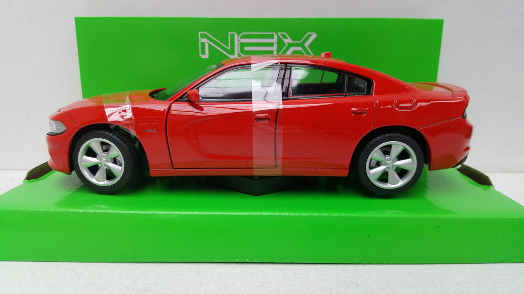 Dodge Charger R/T Rood 2016 Welly NEX 1:24