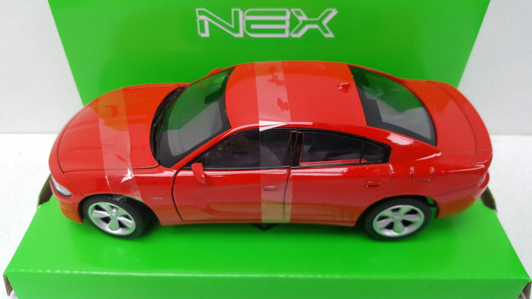 Dodge Charger R/T Rood 2016 Welly NEX 1:24