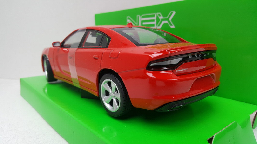 Dodge Charger R/T Rood 2016 Welly NEX 1:24