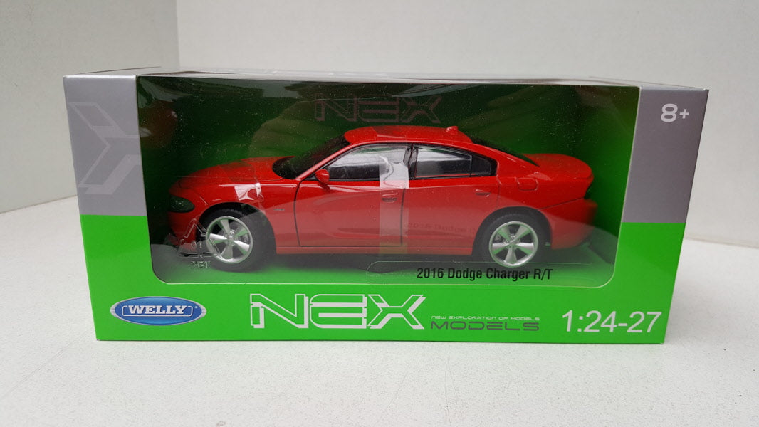 Dodge Charger R/T Rood 2016 Welly NEX 1:24