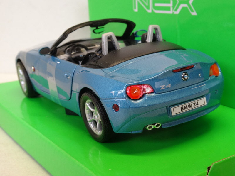 Welly: BMW Z4 Blauw 2003 - Schaal 1:24