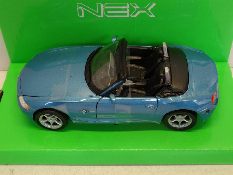 Welly: BMW Z4 Blauw 2003 - Schaal 1:24