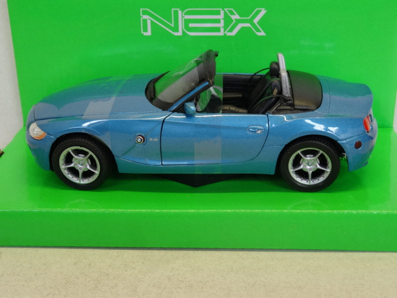 Welly: BMW Z4 Blauw 2003 - Schaal 1:24