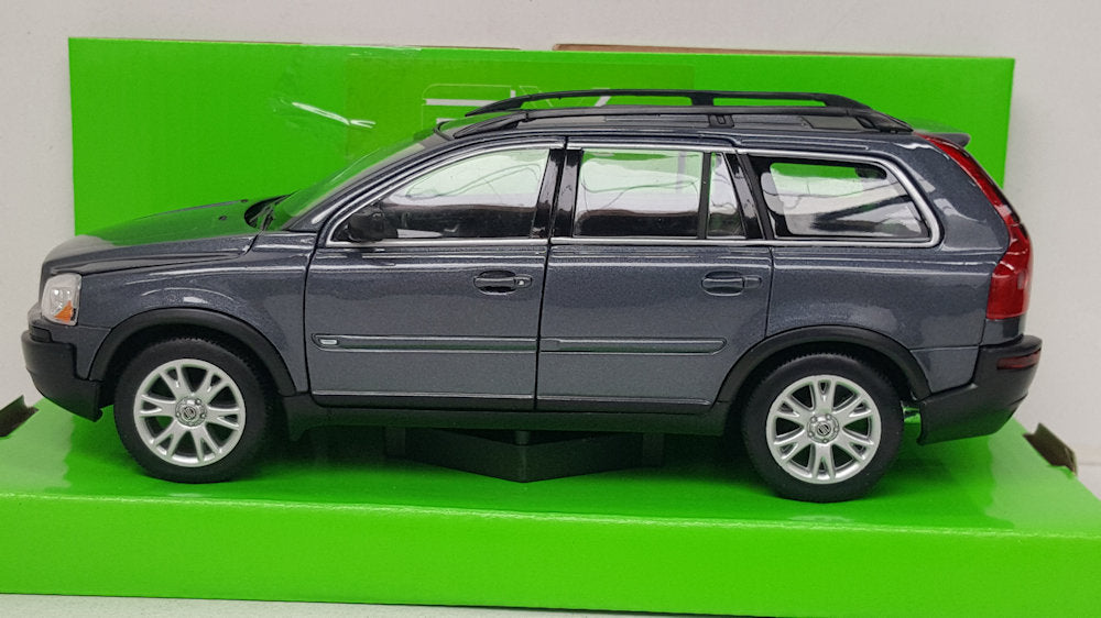 Welly: Volvo XC90 Grijs 2002 - Schaal 1:24