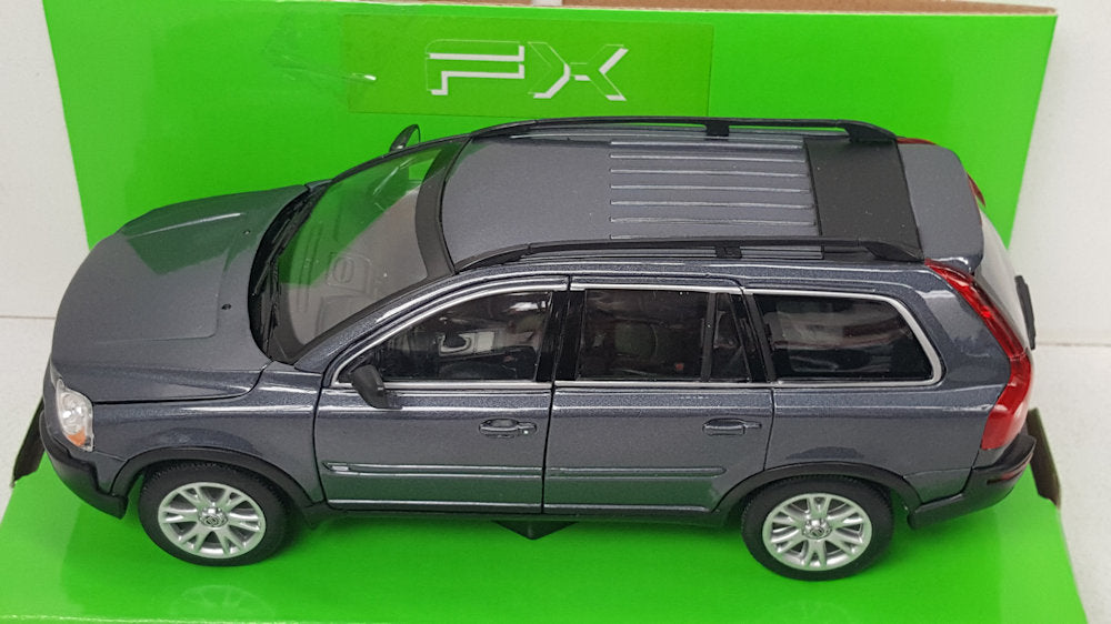Welly: Volvo XC90 Grijs 2002 - Schaal 1:24