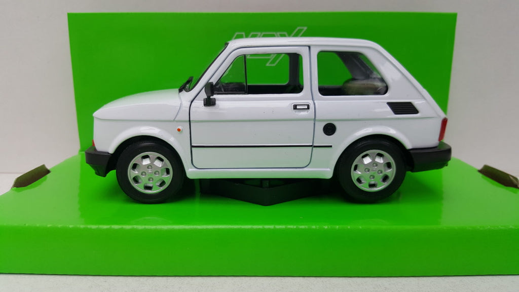 Fiat 126 Bambino Wit 1970 Welly 1:24