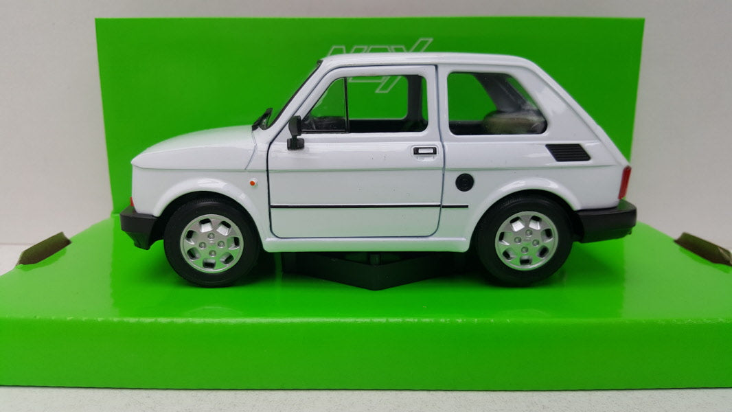 Fiat 126 Bambino Wit 1970 Welly 1:24