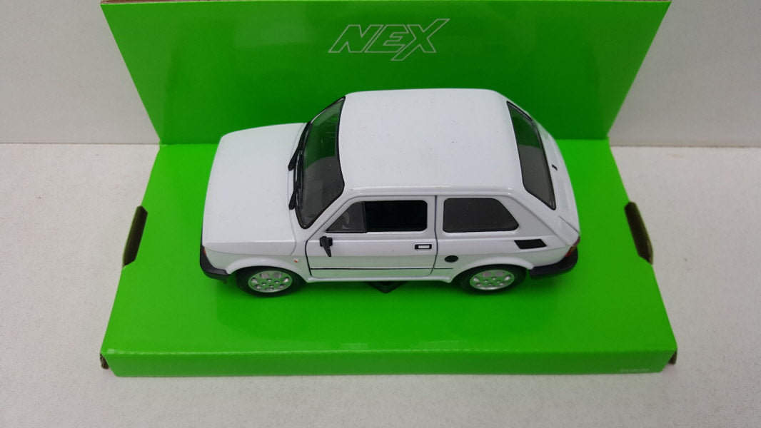 Fiat 126 Bambino Wit 1970 Welly 1:24