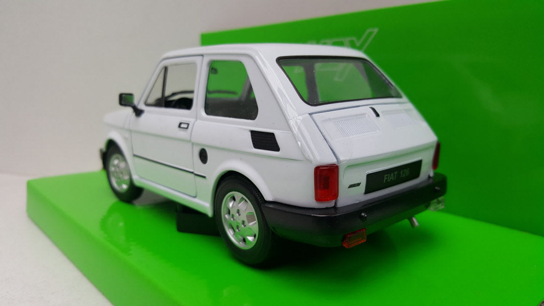 Fiat 126 Bambino Wit 1970 Welly 1:24