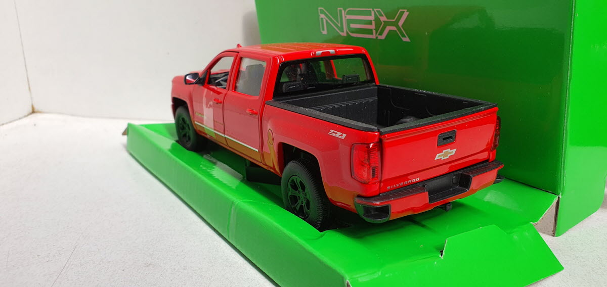 Chevrolet Silverado Rood 2017 Welly 1:24