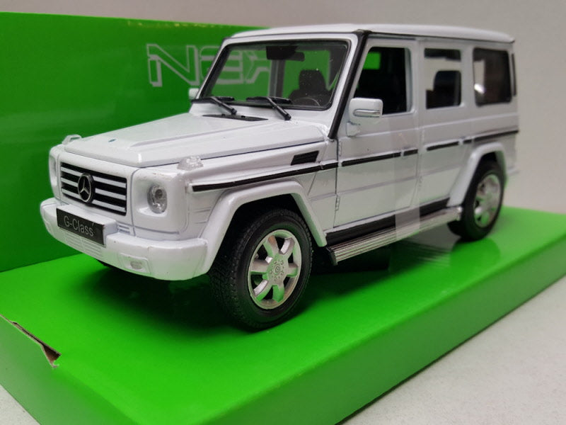 Welly: Mercedes-Benz G-Class Wit - Schaal 1:24