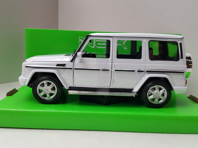 Welly: Mercedes-Benz G-Class Wit - Schaal 1:24