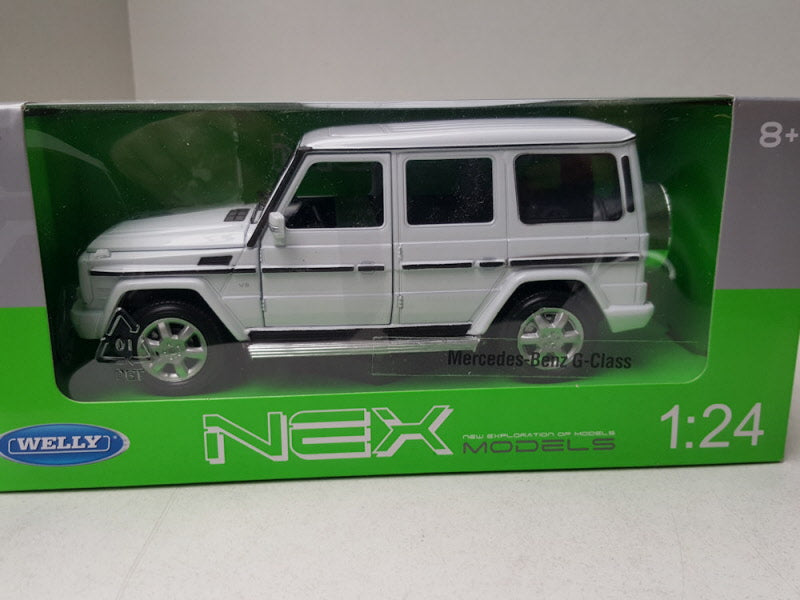 Welly: Mercedes-Benz G-Class Wit - Schaal 1:24