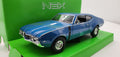 Welly: Oldsmobile 442 Blauw 1968 - Schaal 1:24