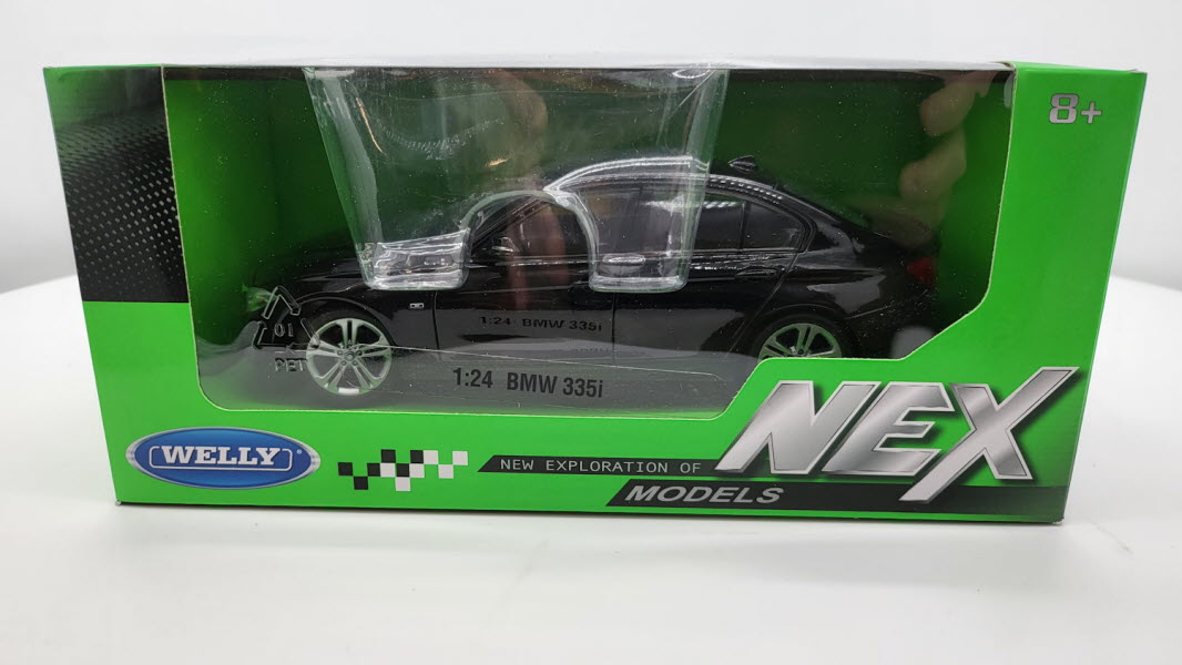 Welly BMW 335i (F30) Sedan Zwart 1:24