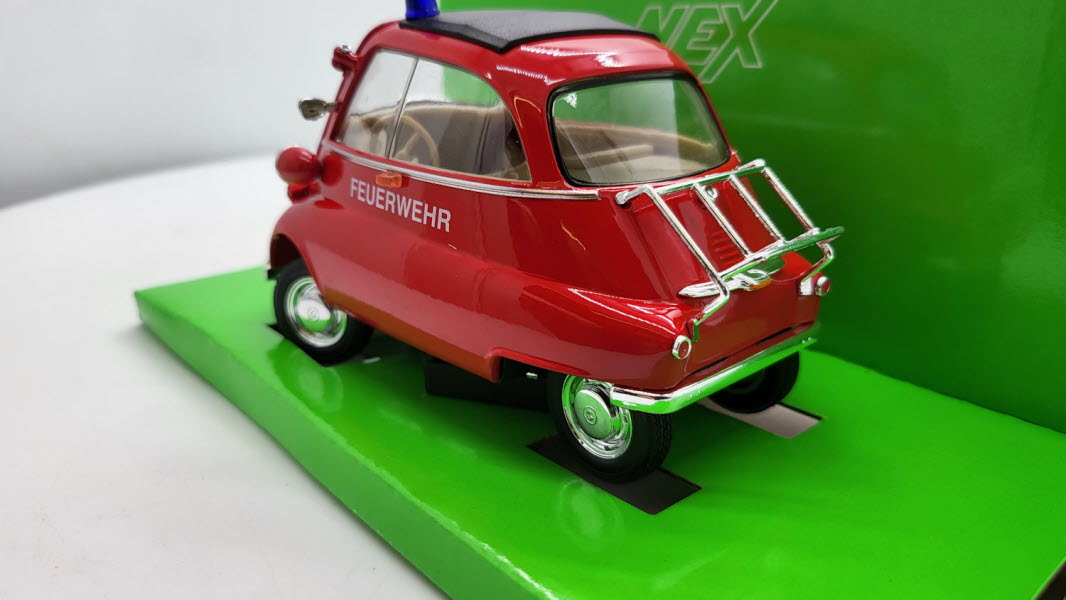 Welly BMW Isetta 250 Brandweer Duitsland 1:18