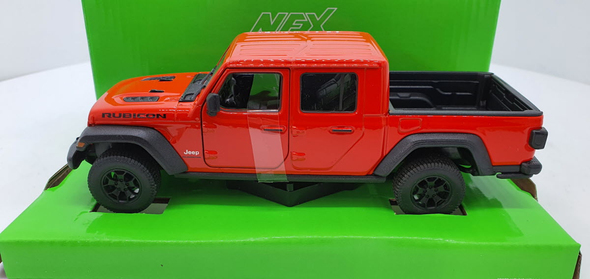 Jeep Gladiator Pick-Up Oranje 2020 Welly 1:24