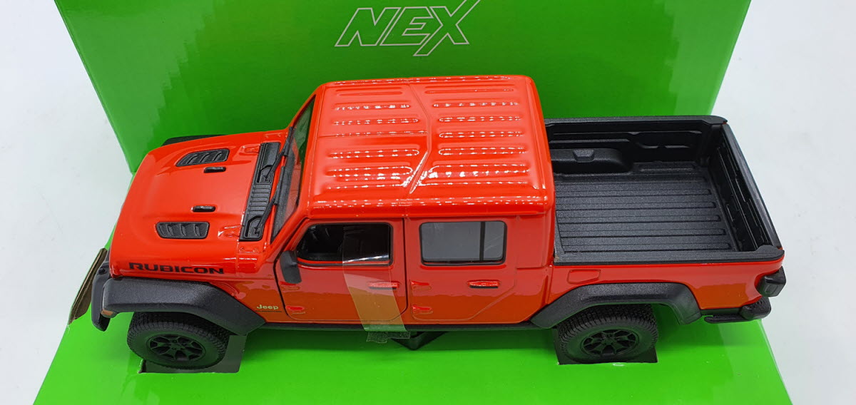 Jeep Gladiator Pick-Up Oranje 2020 Welly 1:24